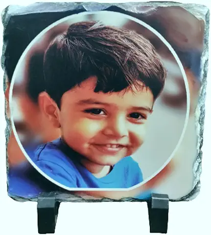 Customize Photo Granite Rocks Frame Size 20*20 cms